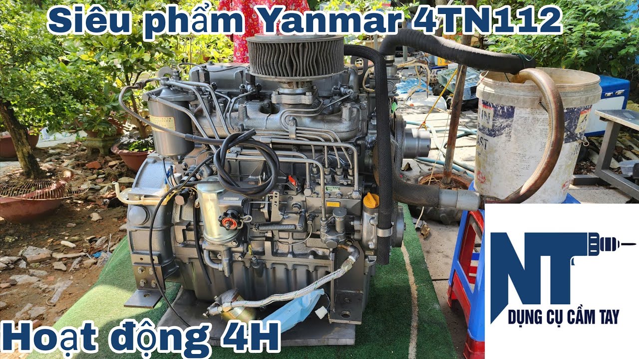 Đầu máy Yanmar 4TN112 mới hoạt động 4H | LH 0914711438 | Ngày 3/8/2025