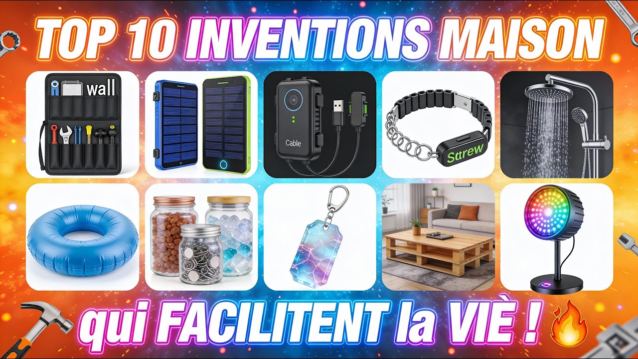 🔥 TOP 10 INVENTIONS MAISON qui FACILITENT la VIE ! 🛠️