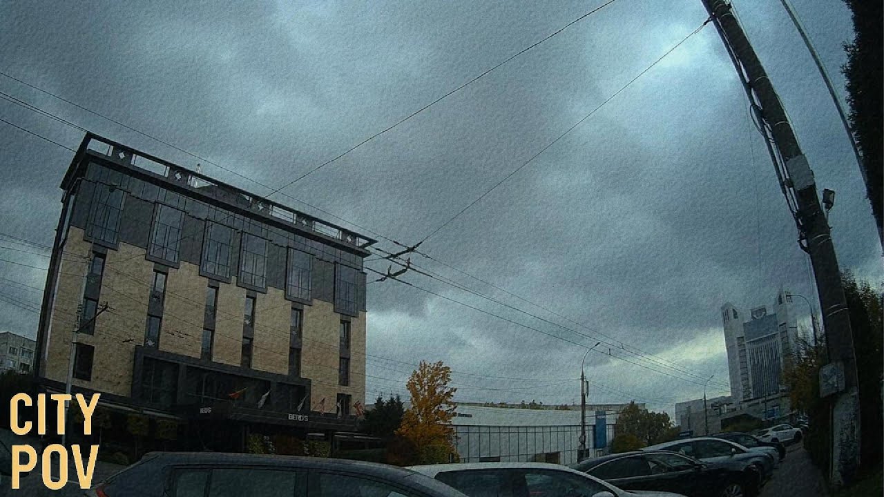 Chisinau, str. Dmitrie Cantemir – Autumn Day Wheelchair POV