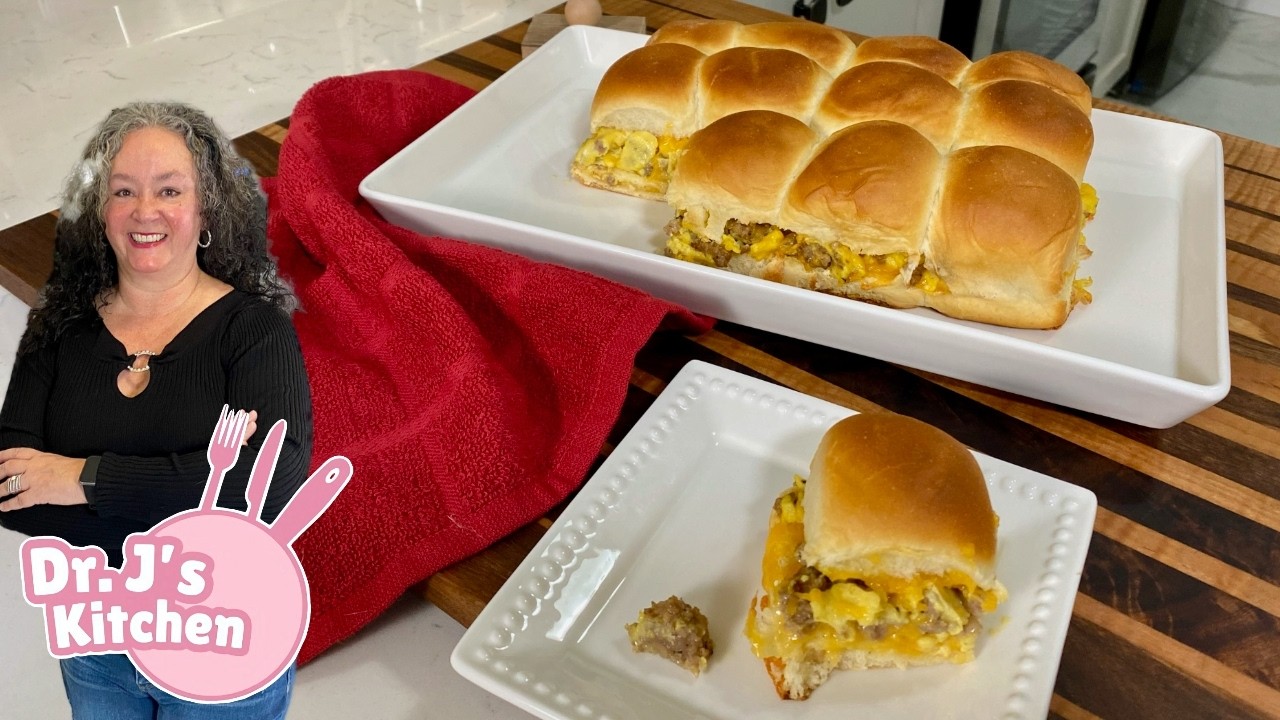 Make Ahead Hawaiian Roll Breakfast Sliders | Only Four Ingredients | Super Fast and Crazy Good
