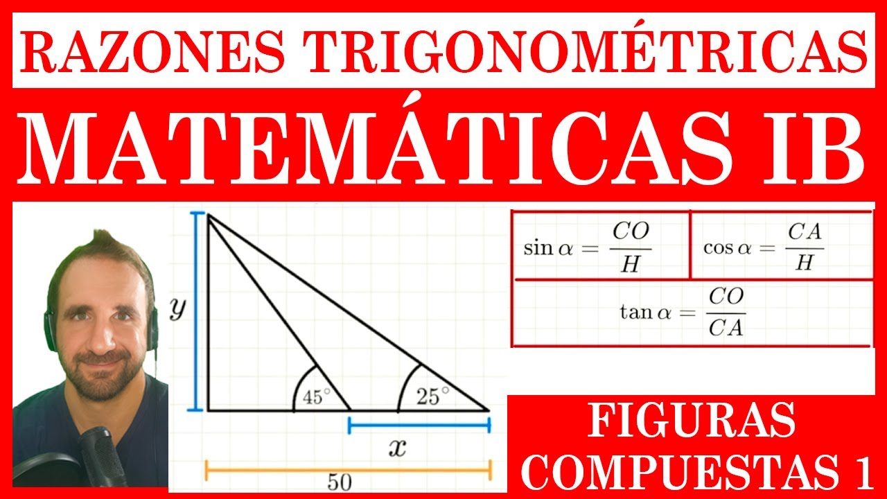 Figuras Compuestas – Ejemplo 1 | Razones Trigonométricas paso a paso (Matemáticas IB)