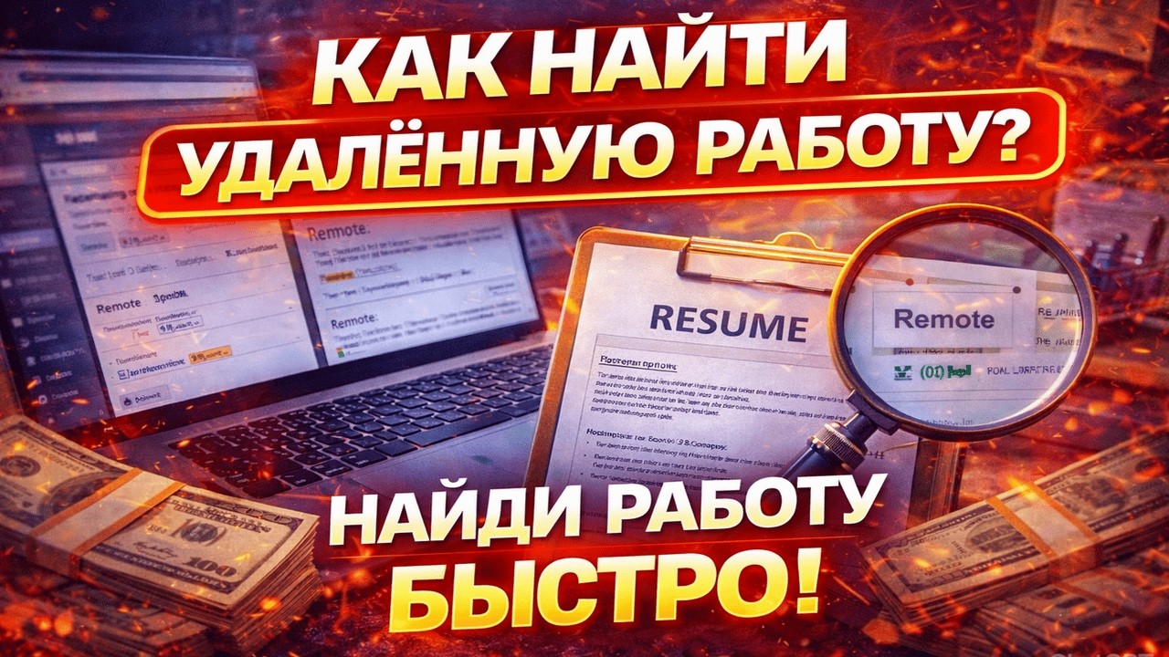 Поиск удаленной работы | Отбор вакансий | Выбор направления | Фильтры HH