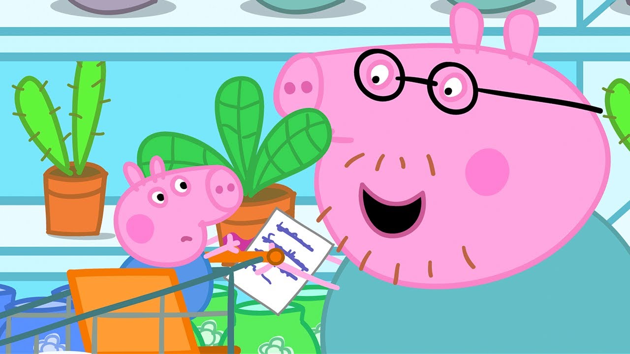 House Plant Shopping 🐽 Peppa Pig and Friends Full Episodes