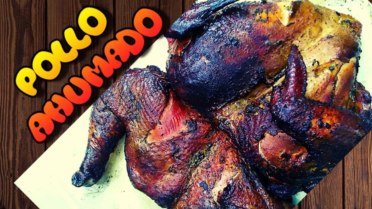 POLLO AHUMADO CASERO EN CASA / SIN AHUMADOR