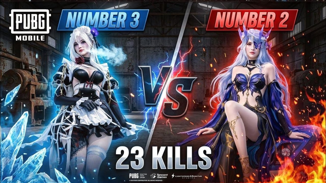 23 Kills in 1v1 | Number 3 in the Clan vs Number 2 | SHUKU TOXIC Pubg Mobile 🔥