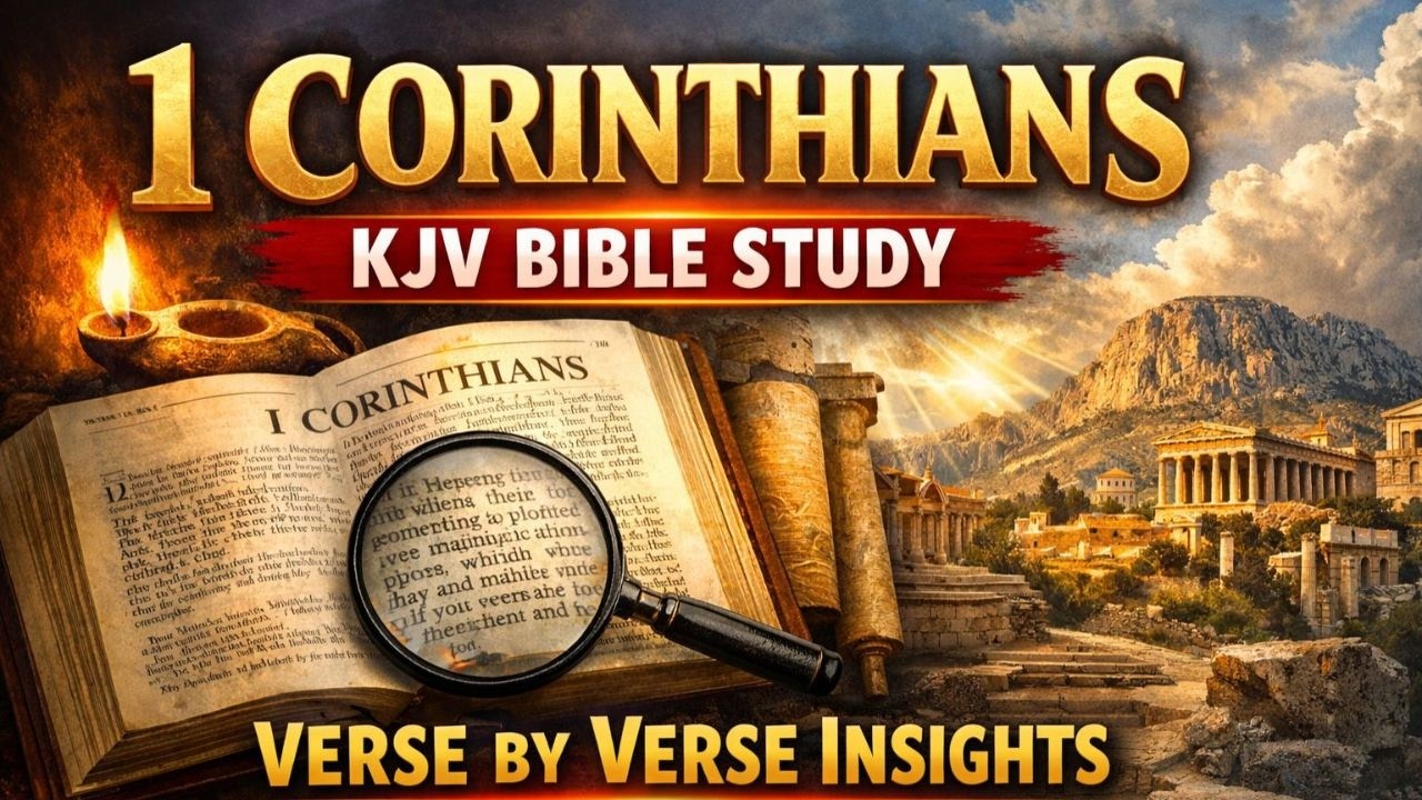 1 Corinthians KJV Bible Study | Verse by Verse Insights & Key Lessons