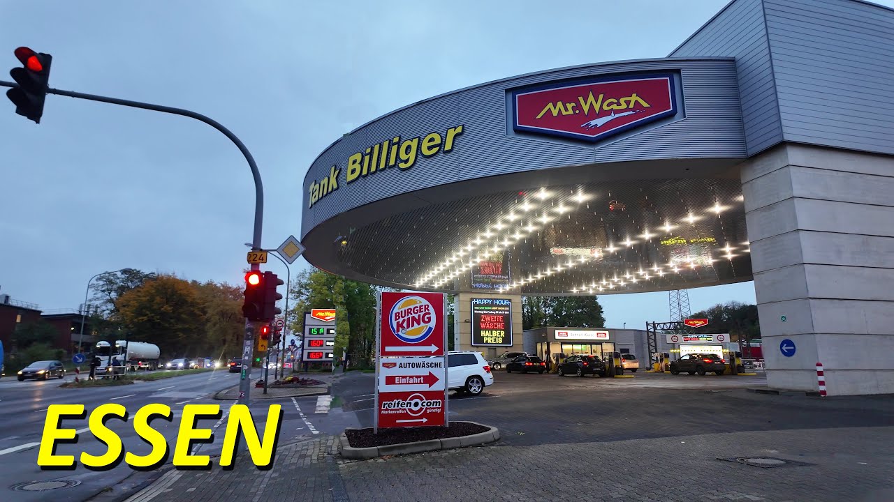 Stadt Essen walking 4K | Im Norden Herbst 2024
