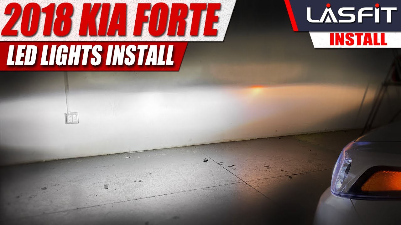 2018 2017 Kia Forte | How to install LED headlight bulb Turn Signals Backup light...