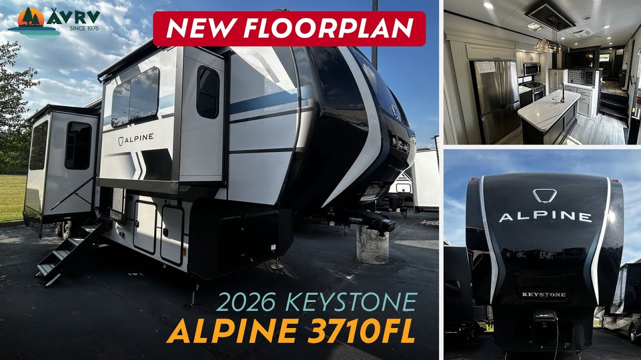 You Have to See This Front Living Fifth Wheel! 😍 2026 Keystone Alpine 3710FL Tour