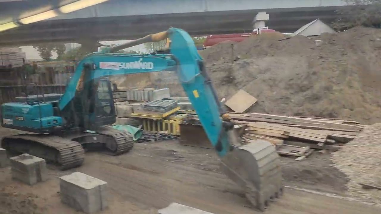 Строительство МЦД1 Славянский бульвар - Савёловский вокзал 07.07.2023 г.