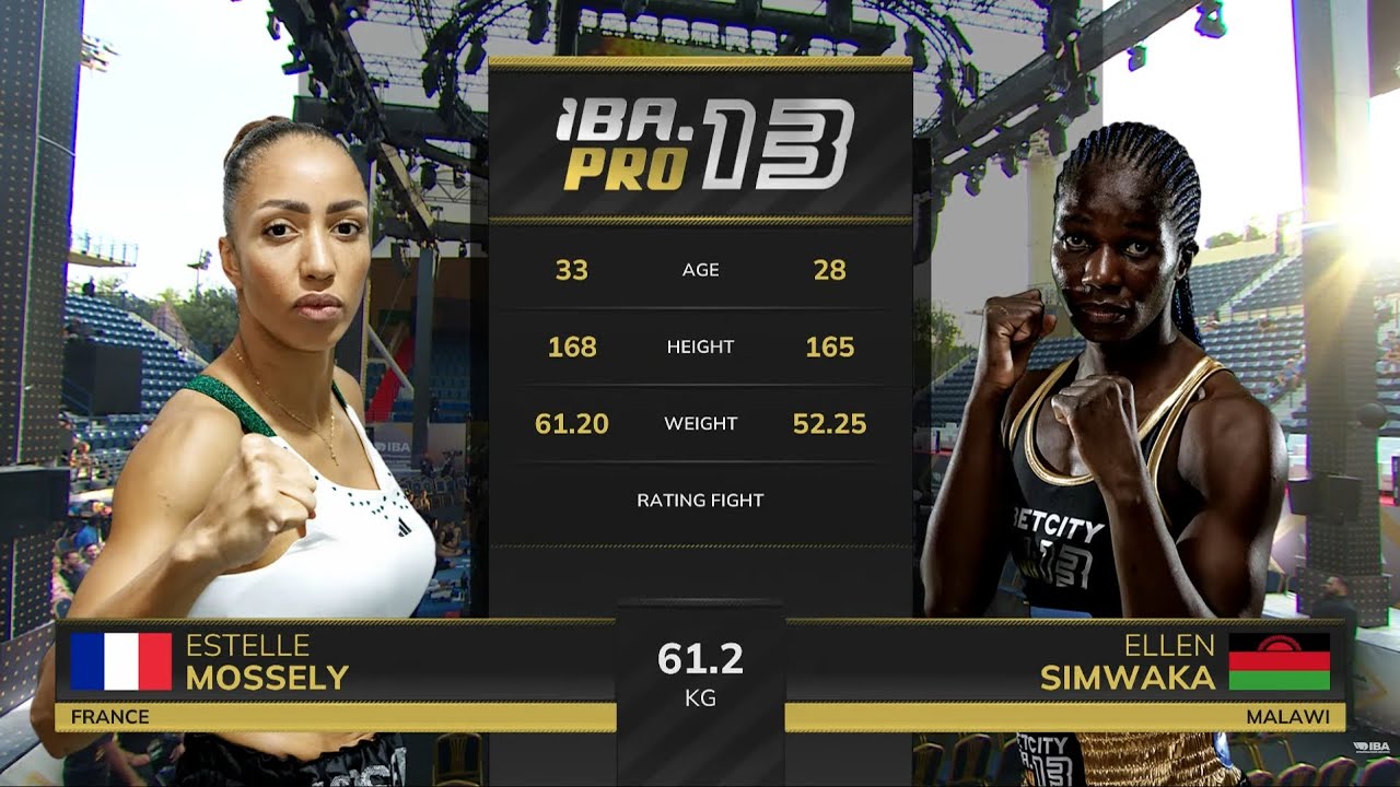 Mossely Estelle 🇫🇷 vs Simwaka Ellen 🇲🇼 | IBA.PRO 13 | December 12, 2025 | Dubai, UAE