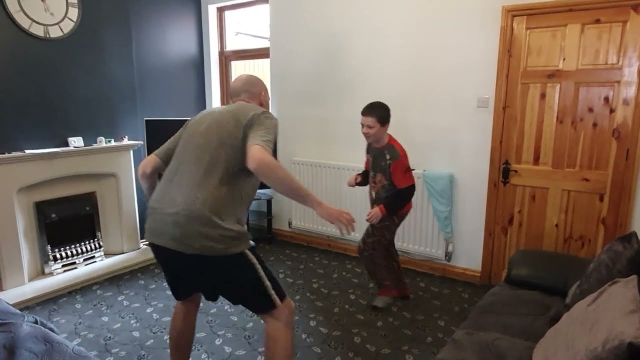 DYLAN VS BIG BAD BOZZA CLARKE ONE ON ONE WRESTLING MATCH DAD VS SON WWE AEW NXT NJPW