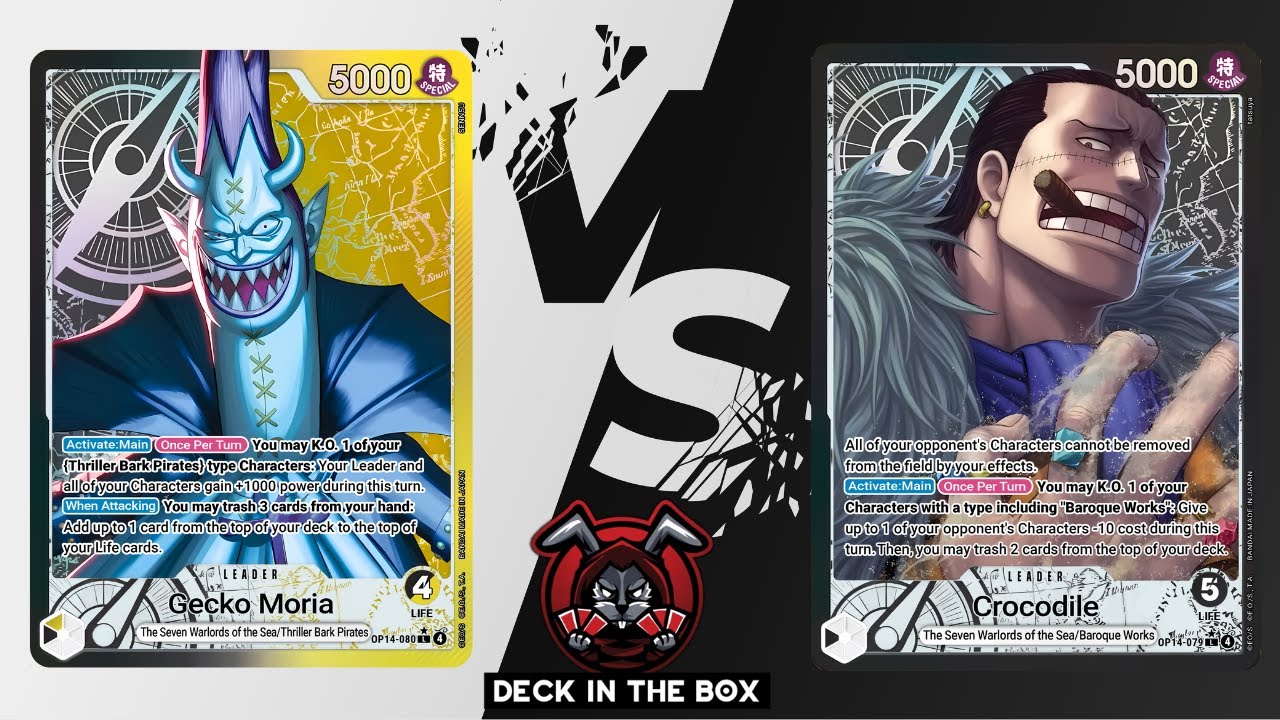 OP14 One Piece Local Tournament B/Y Moria vs Croc  !!!
