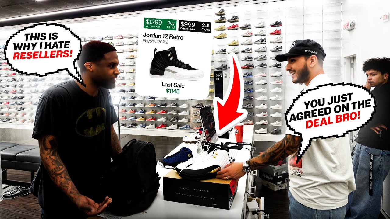 CUSTOMER BACKS OUT ON SNEAKER DEAL!!