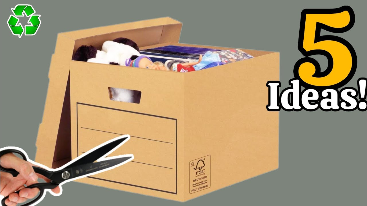 Transforming Cardboard: 5 DIY Organizers for Storage That Will Amaze You !! SUPERB DIY Recycle#2024