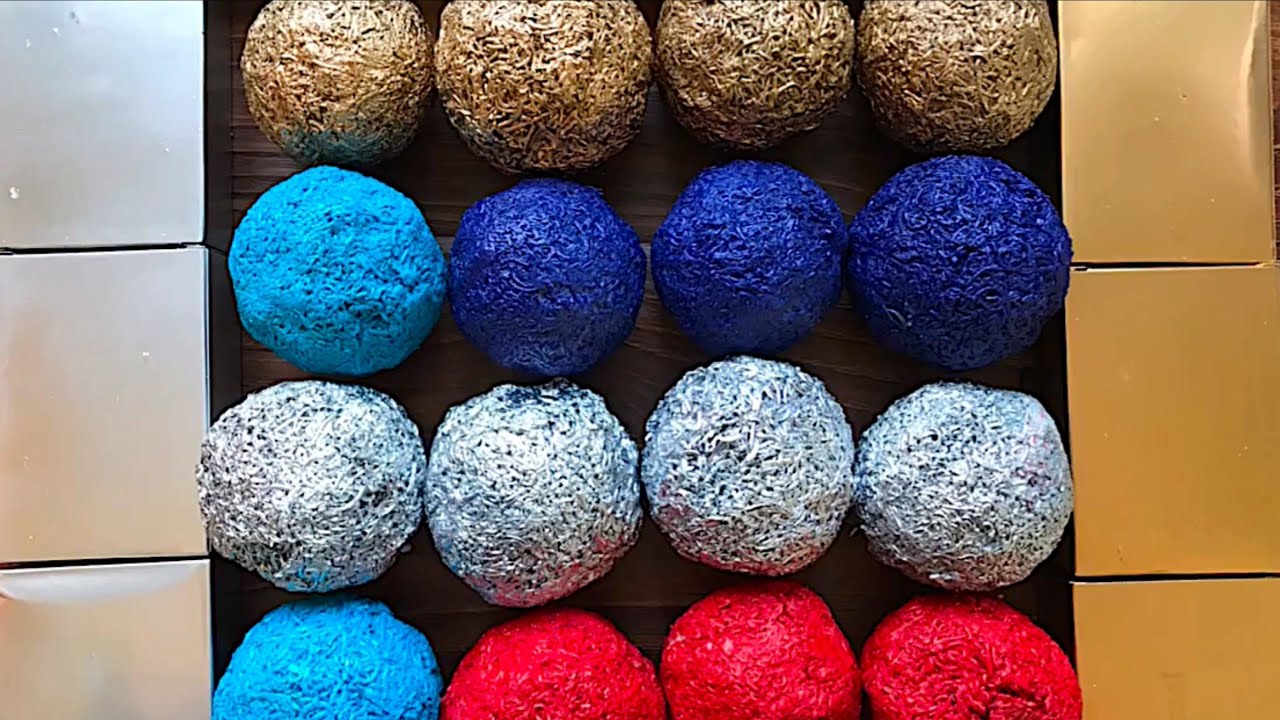 Soap balls.