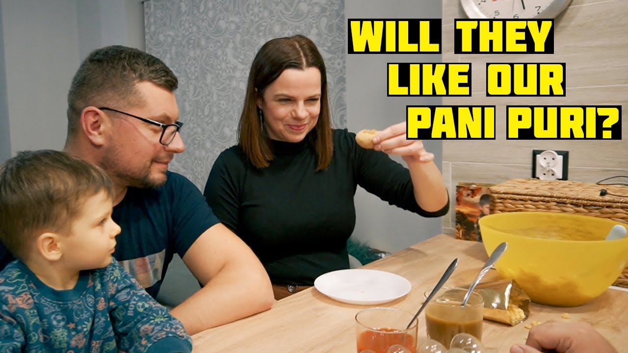 They Tried PANI PURI (GOLGAPPE) For The First Time | Poland Travel Series