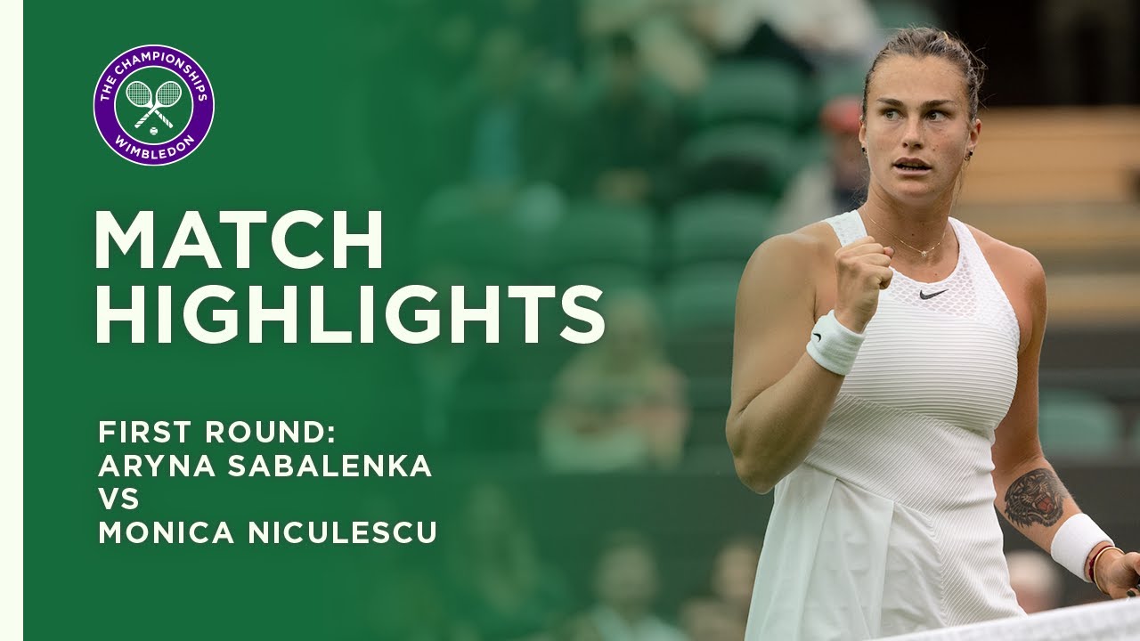 Aryna Sabalenka vs Monica Niculescu | First Round Highlights | Wimbledon 2021