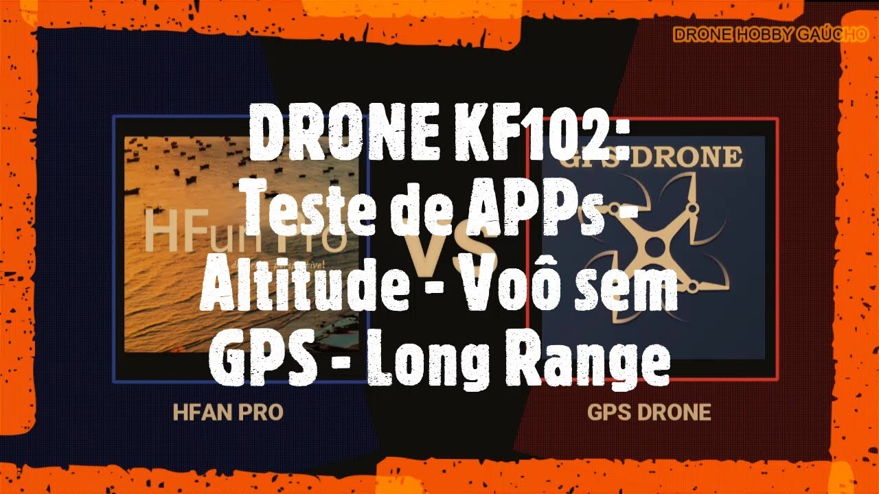 DRONE KF102 - DICAS DE APLICATIVO ALTERNATIVO(GPS DRONE)