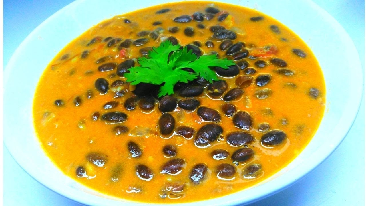 Black Bean Curry - How to cook coconut  black beans curry
