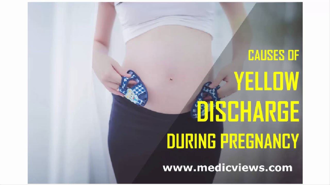 yellow discharge during pregnancy
