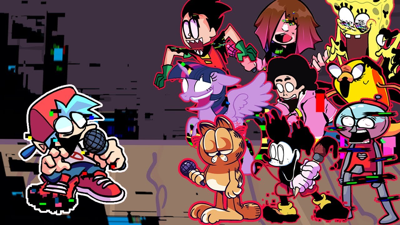 FNF - Blue Balled (V2) But All Pibby Characters Sings It 🎤 (Every Turn a Different Character Sings)