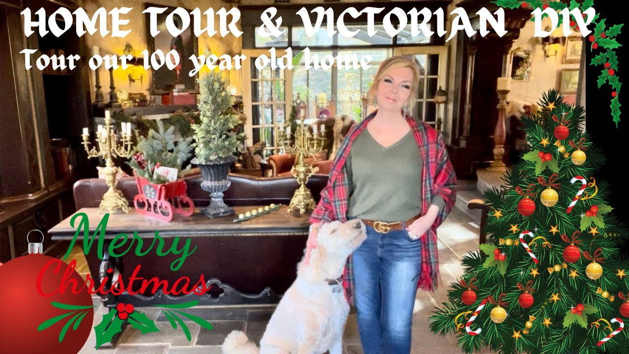 Christmas tour of our 100 year old home