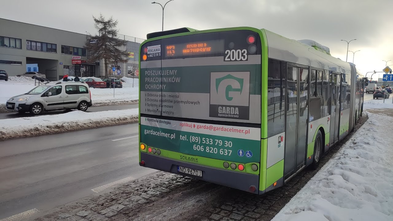 Solaris Urbino 18 III #2003 (MPK Olsztyn) (🚍113) *Przegubowe dziwadło i pozdro dla kierowcy*