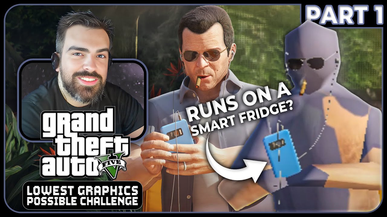 Can You Beat GTA 5 With The Lowest Graphics Possible? [Part 1]