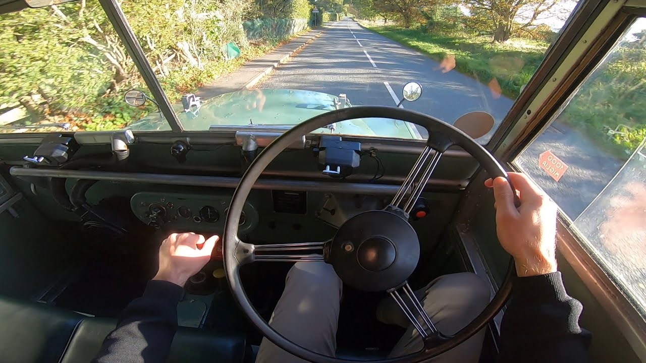 POV Driving Video - 1949 Land Rover Series 1 80 2.0 Manual | Classic Land Rover Drive In Yorkshire