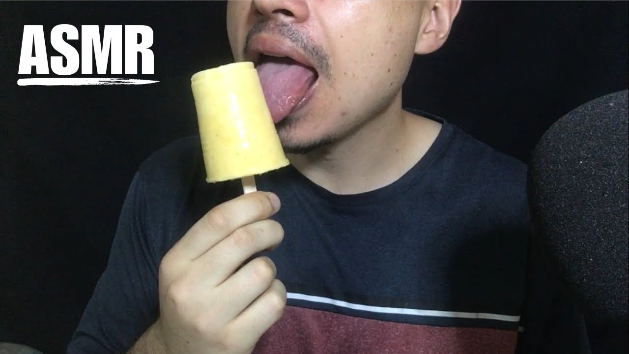 ASMR COMIENDO HELADO DE MARACUYÁ (SIN HABLAR)