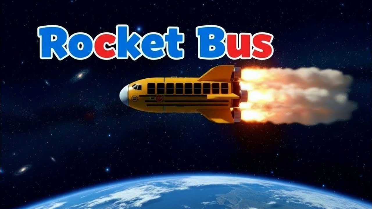 The Wheels on the Rocket Bus – A Space Song for Kids