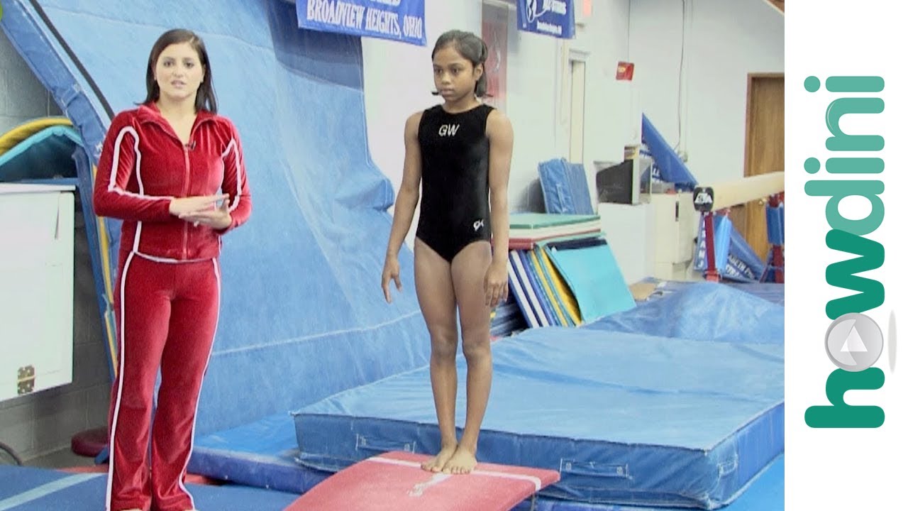 Gymnastics video training: Back twisting with Dominique Moceanu