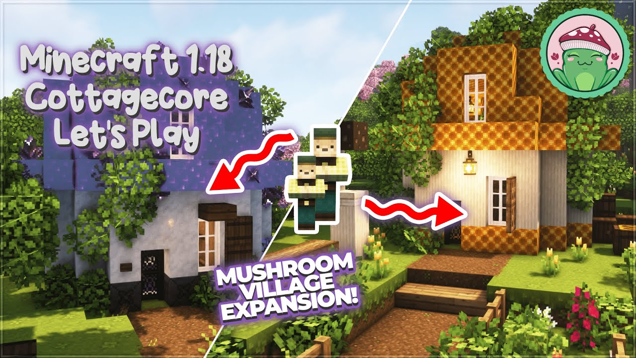 1.18 Mushroom Hut Village EXPANSION! 🍄 Ep. 12 - Minecraft 1.18 Let's Play 🌿