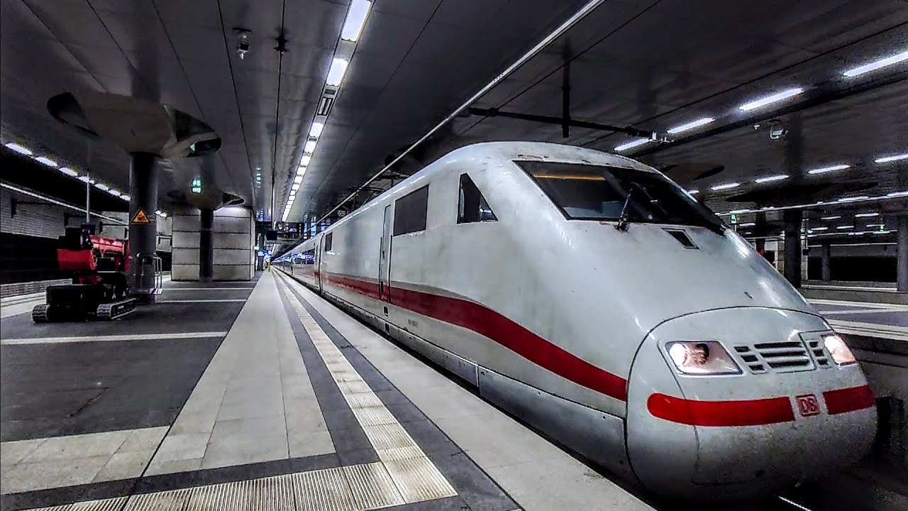 Monstrous roar and flashing lights! ICE 1; BR 401: The mother of German high-speed rail! - Departure
