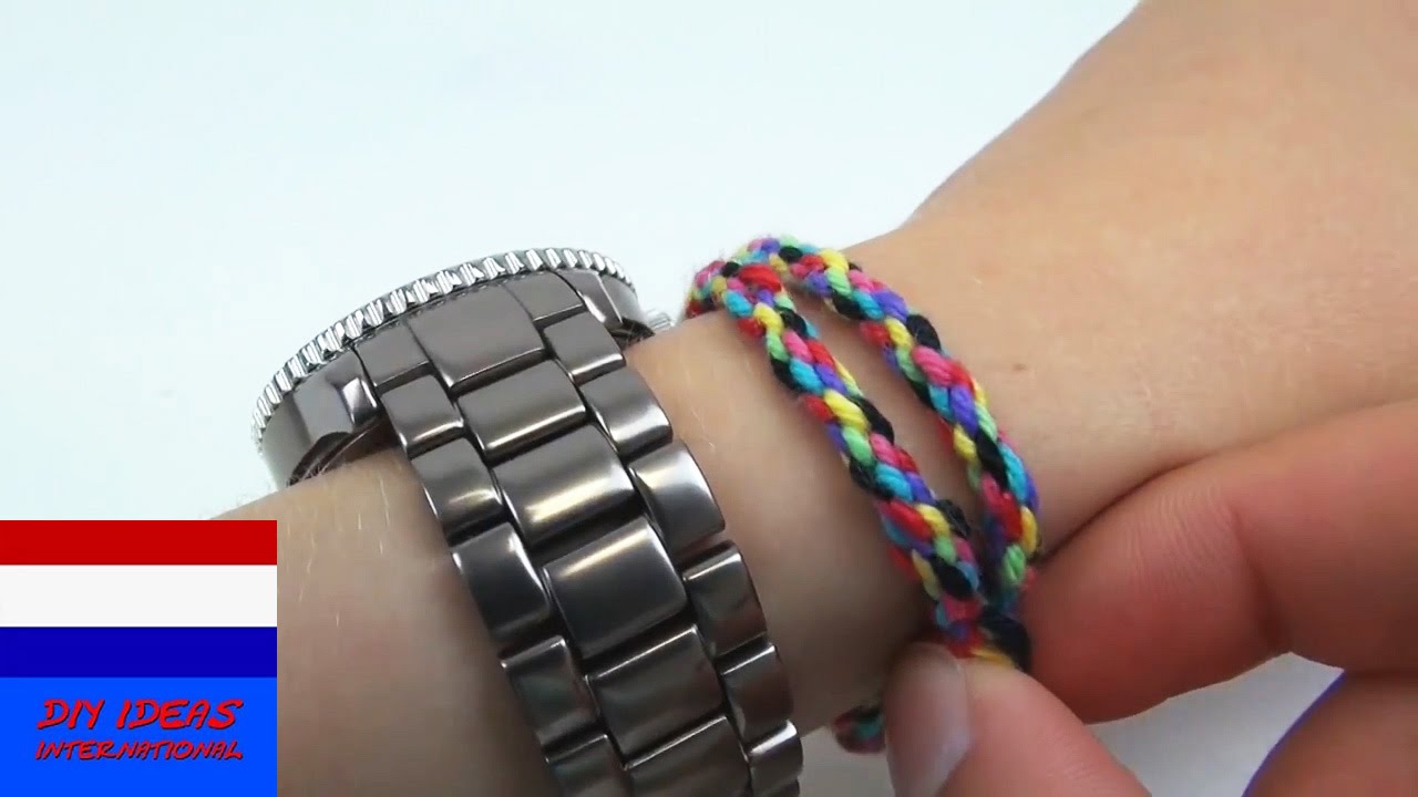 DIY: eenvoudige techniek om een bijzondere armband te maken / vriendschapsbandje