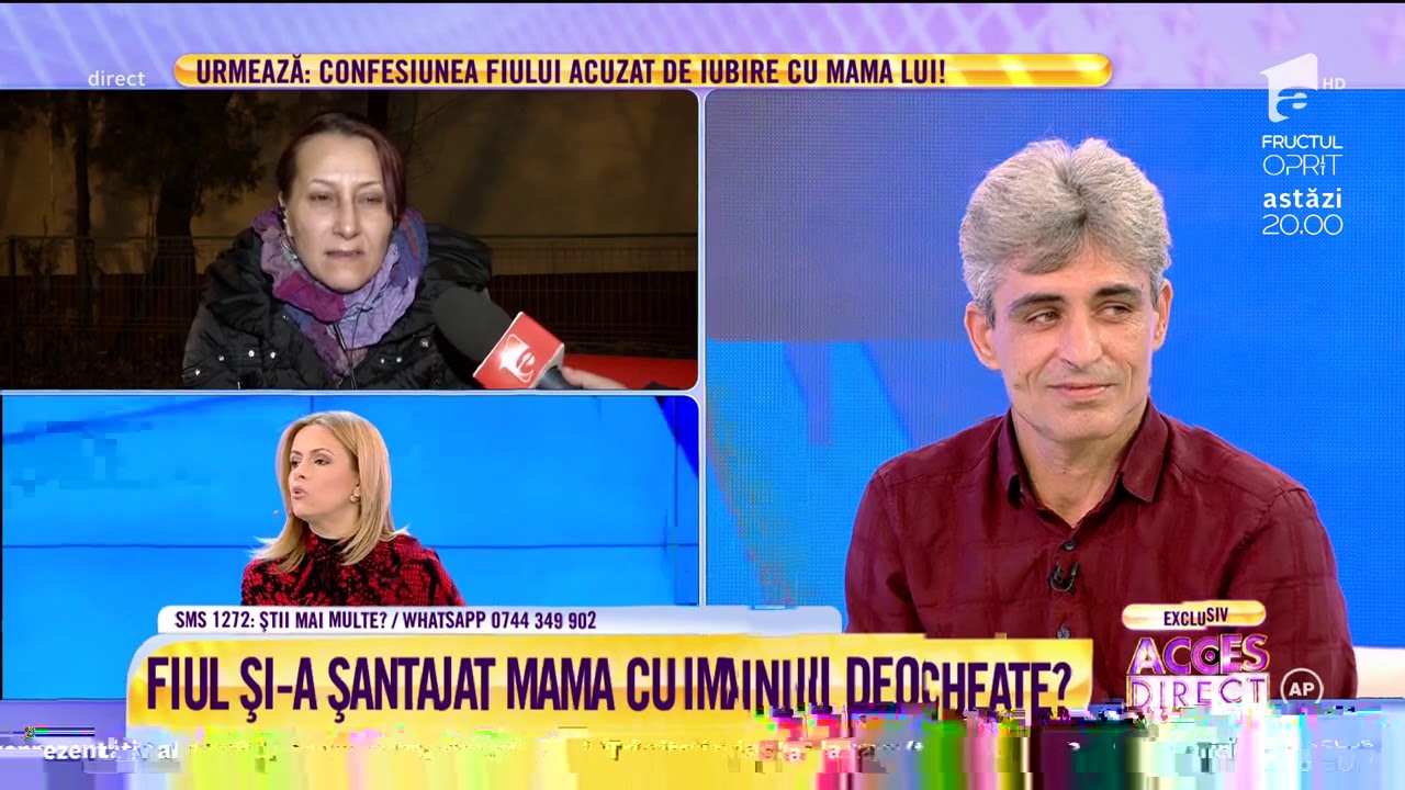 Mama acuzată de iubire cu fiul explică: Totul este o minciună, în filmări nu sunt eu