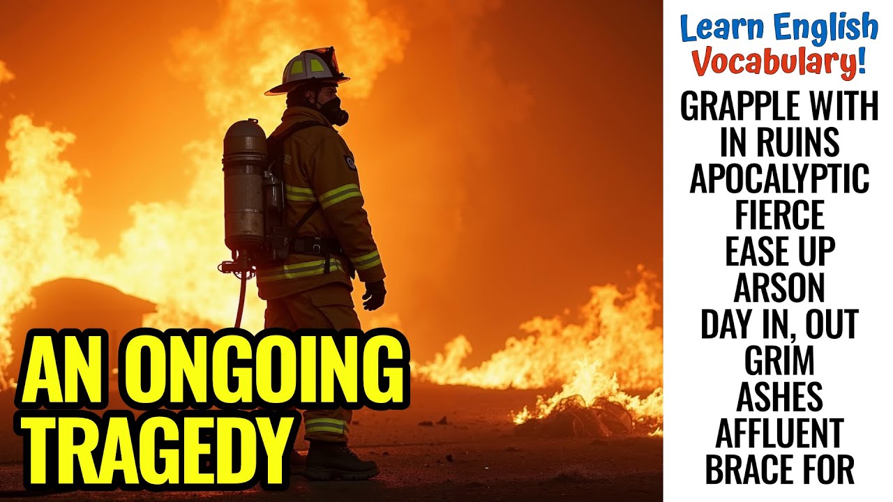The Los Angeles Fires - Learn English with News, Phrasal Verbs