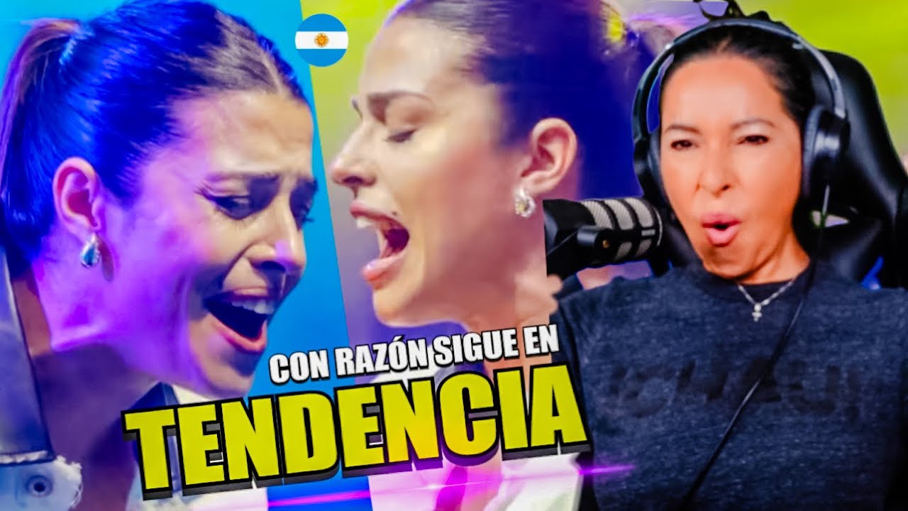 IMPOSIBLE NO IMPRESIONARSE!! EUGENIA QUEVEDO - CON OTRA (en vivo) // REACCIÓN