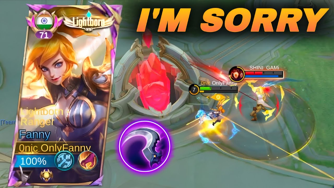 FANNY NEW BUILD TRY OUT (BROKEN DAMAGE 🥶) | SOLO RANK FANNY GAMEPLAY #mobilelegends #moba5v5india 