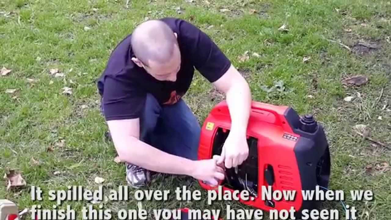 Black and Decker 2000w Silent Inverter Generator INITIAL SETUP