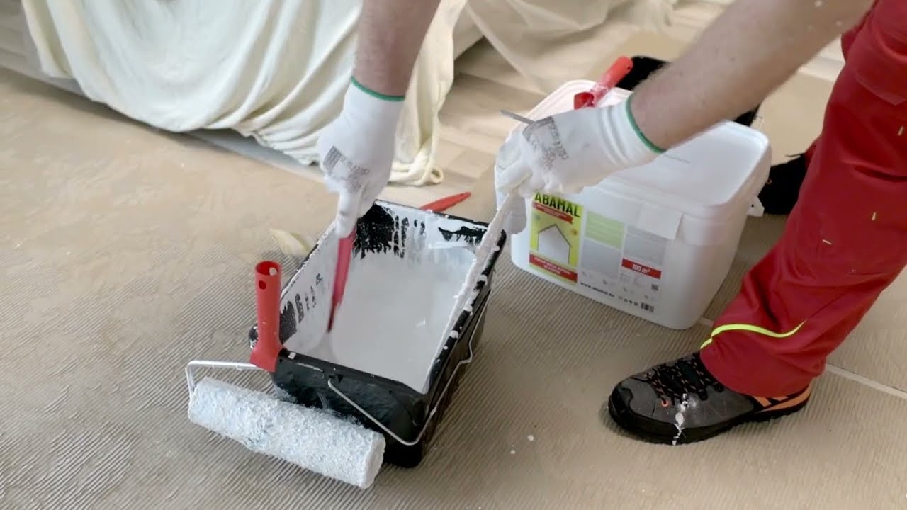 Aplikace interiérových nátěrů Abamal a Alpha Inner