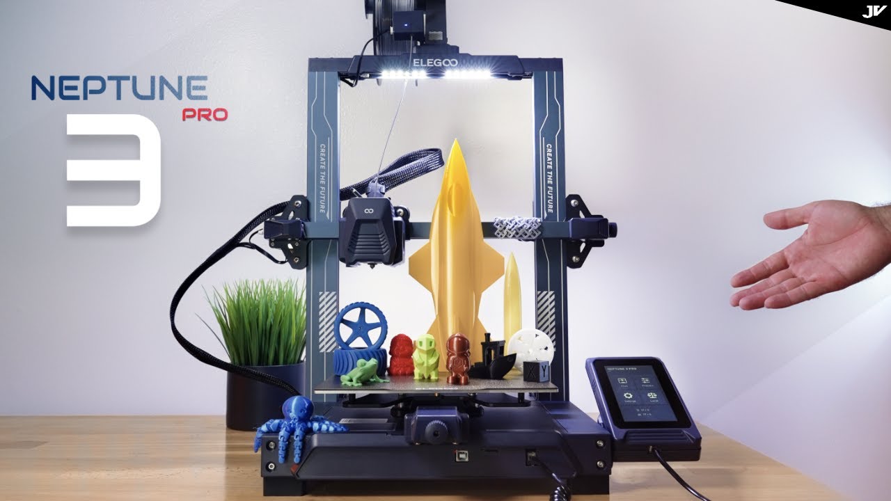 Elegoo Neptune 3 Pro — 3D-принтер — распаковка и настройка