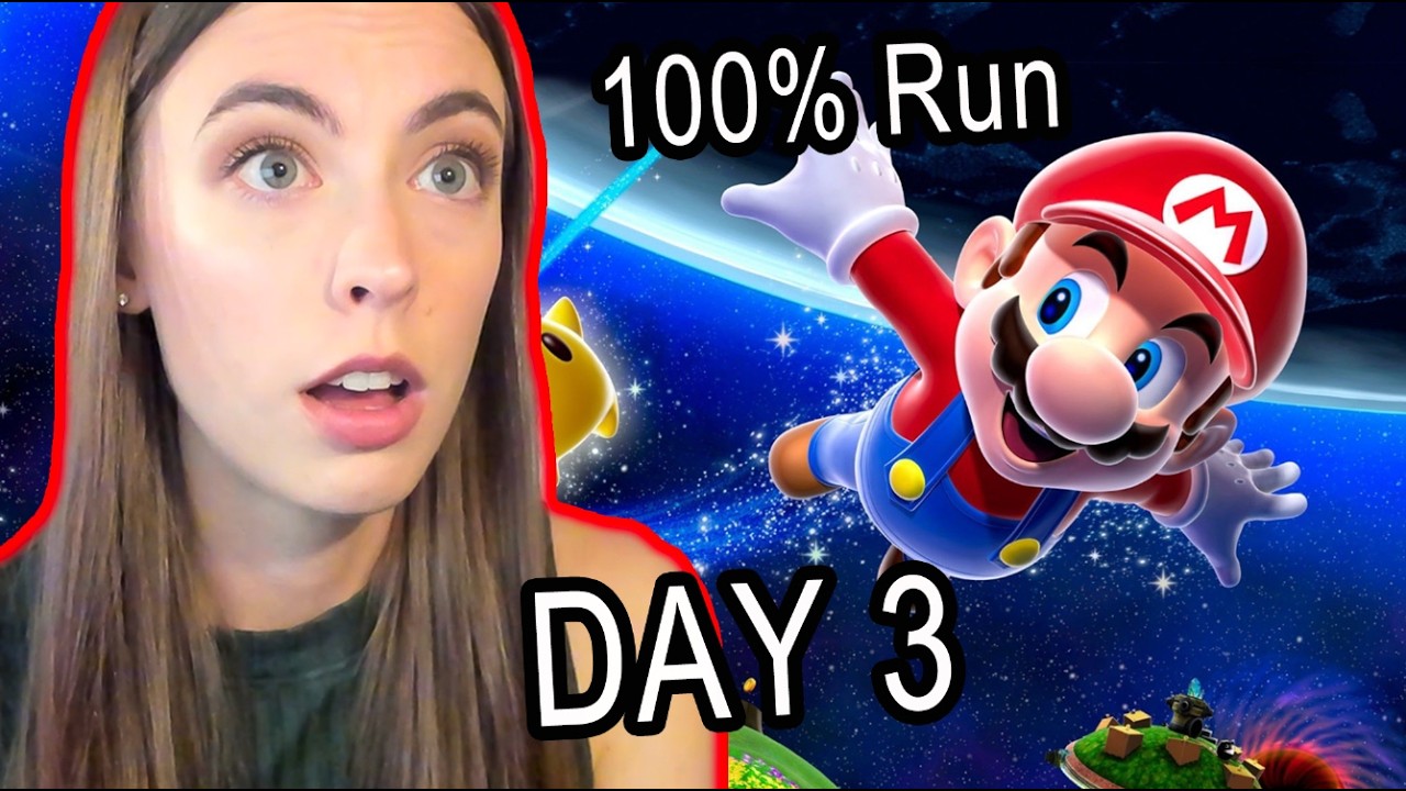 FIRST TIME 100%ING SUPER MARIO GALAXY (DAY 3)