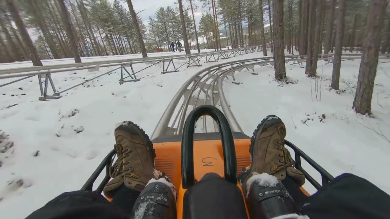 (4K) POV Mountain Coaster Ride | Optokinetic Training for Concussion, Dizziness, Motion Sensitivity