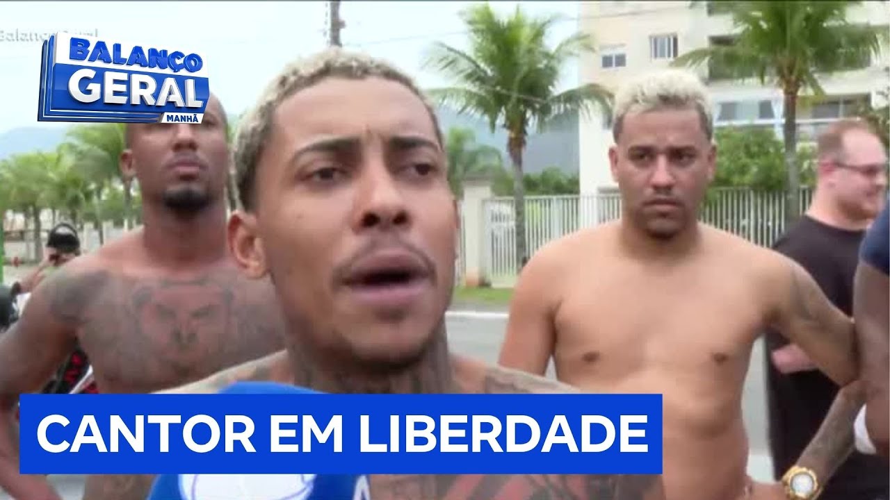 Soltura do MC Poze do Rodo tem apoio de multidão e confusão com a polícia no Rio
