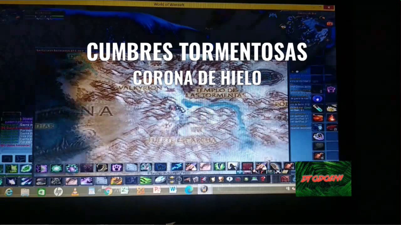 Warcraft gu&iacute;a de profesi&oacute;n Herborista lugar Rasganorte Cumbres tormentosas Farmeo a full cada minuto