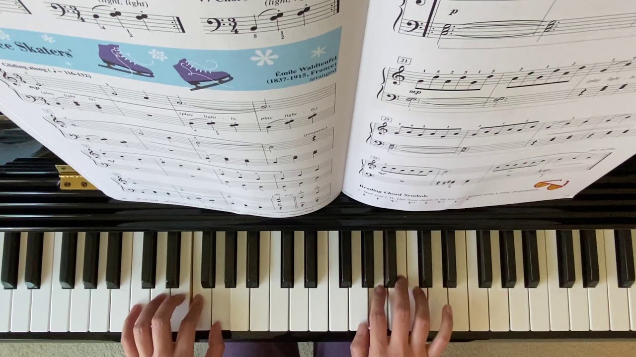 “ Ice Skaters” Piano Adventure Lesson Book Level 2B