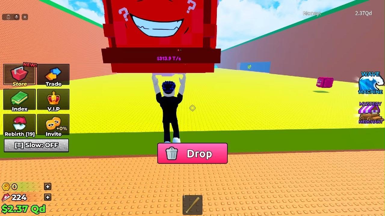 Playing roblox