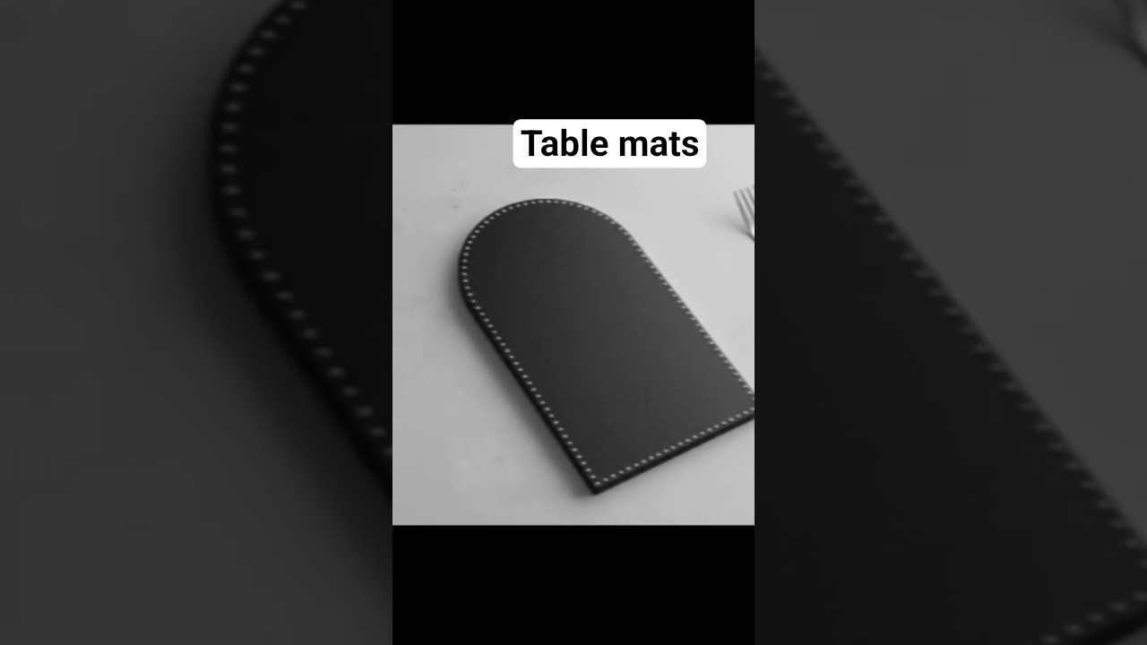 Luxury Leather Table Mats |   